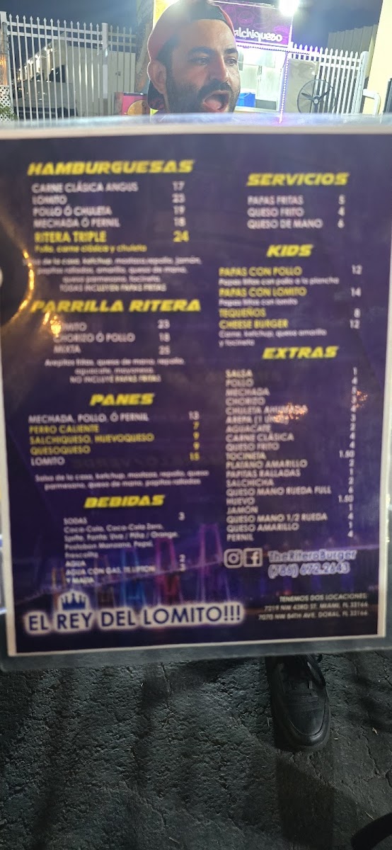 THE RITERO BURGER Photo Menu 7