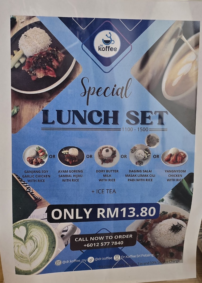 Dr. Koffee Sri Petaling Photo Menu 5