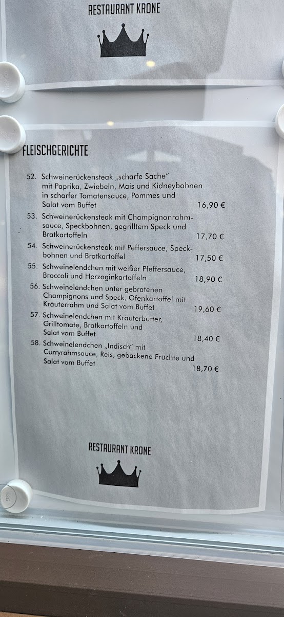 Restaurant Krone Ferienpark Photo Menu 10