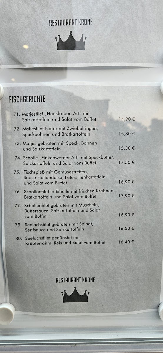 Restaurant Krone Ferienpark Photo Menu 9