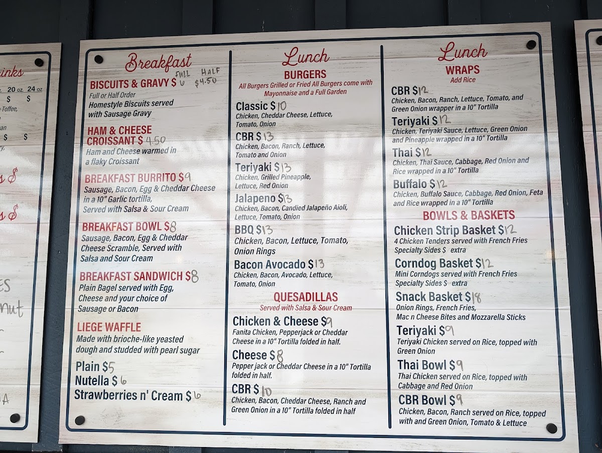 The Barn Door Eatery Photo Menu 4