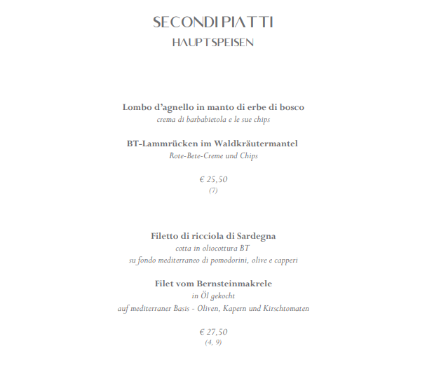 Restaurant Lè Fantasy Photo Menu 8
