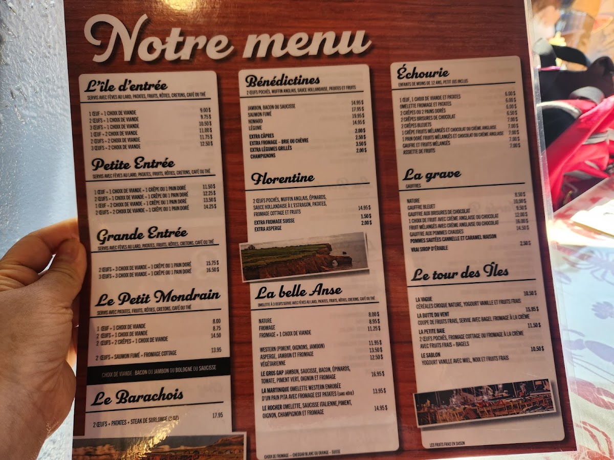 Chez Jacquie et France Photo Menu 5