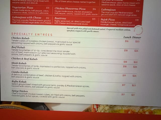 Kabab City Photo Menu 1