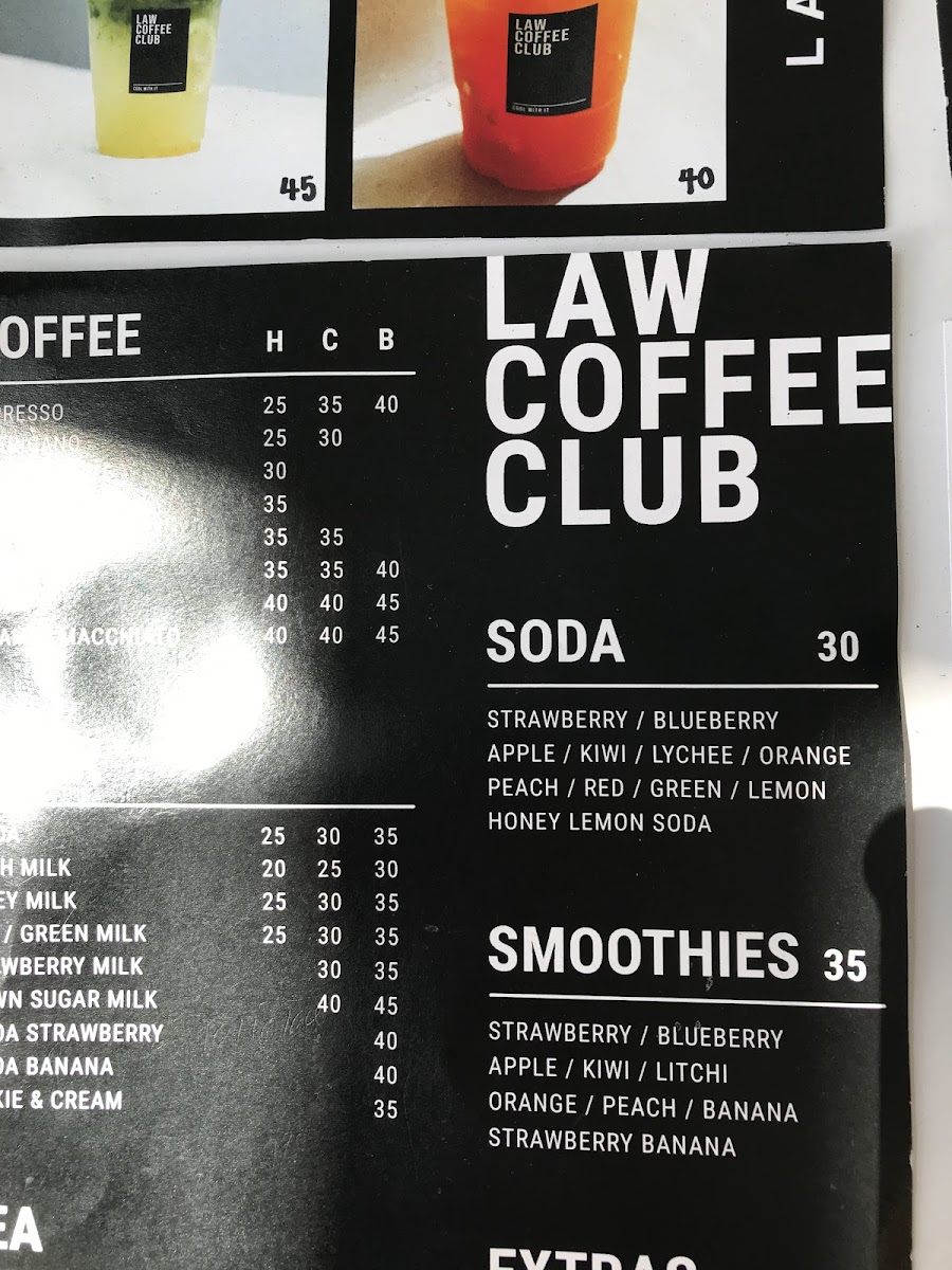 Law Coffee Club ลอว์คอฟฟี่คลับ คณะนิติศาสตร์ มช. Photo Menu 5