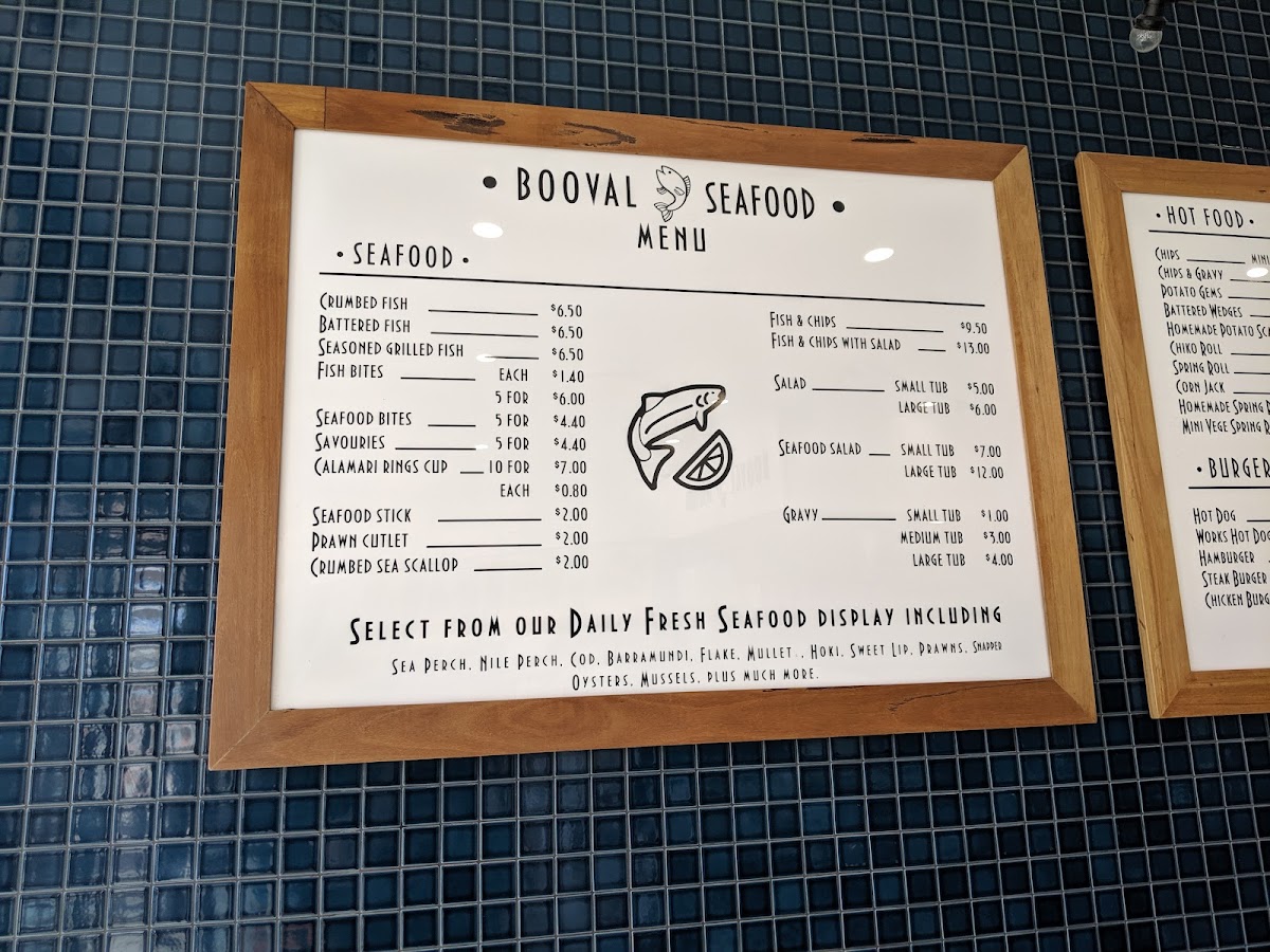 Booval Seafood Photo Menu 5