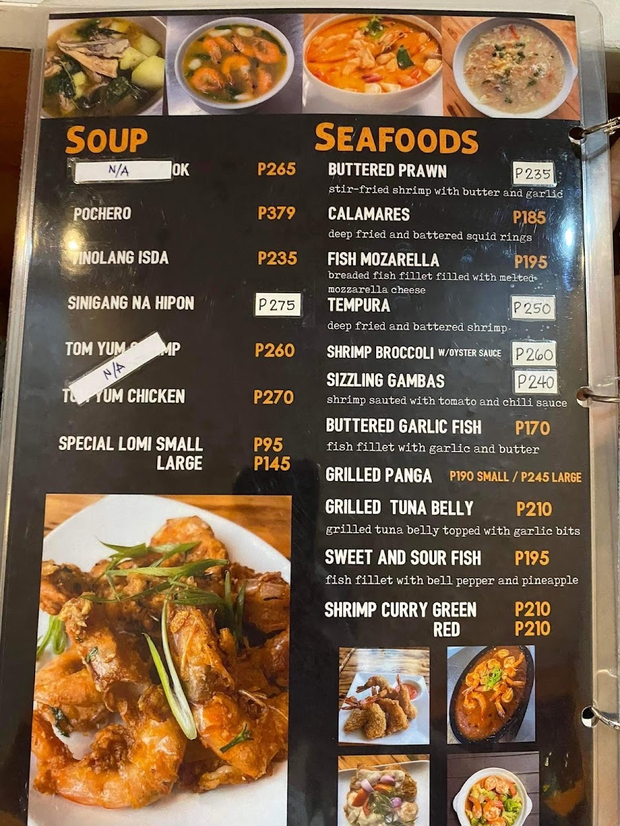 Skylun Restaurant Photo Menu 2