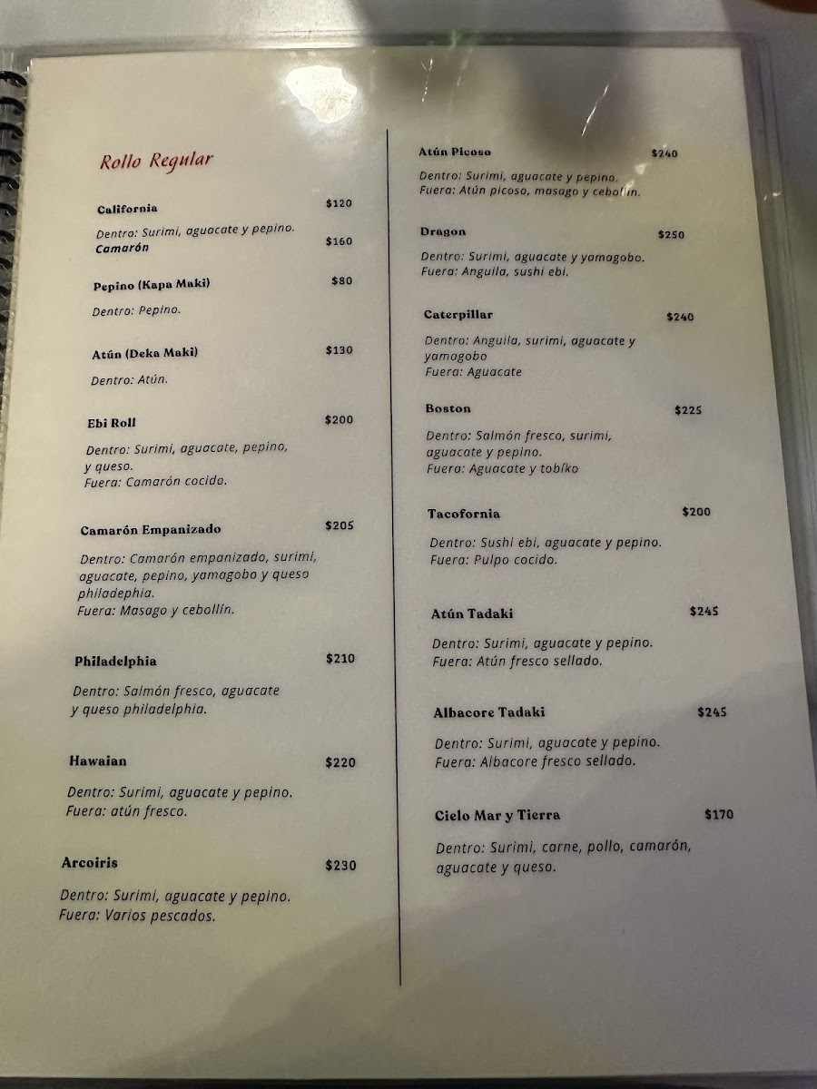 Su sushi Photo Menu 9