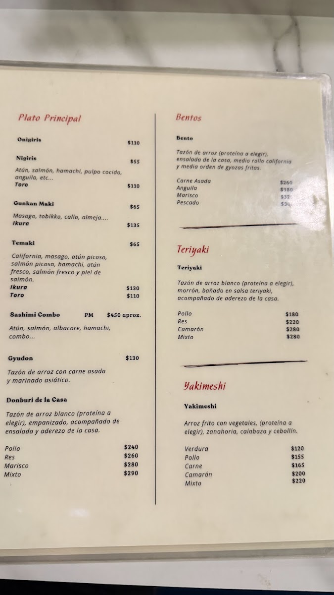 Su sushi Photo Menu 4