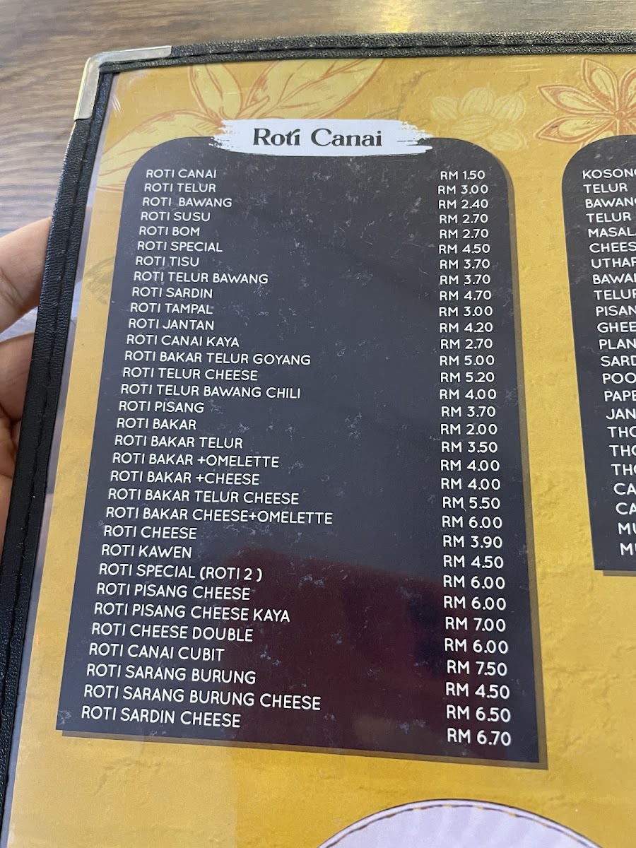 Restoran Aqil Photo Menu 2