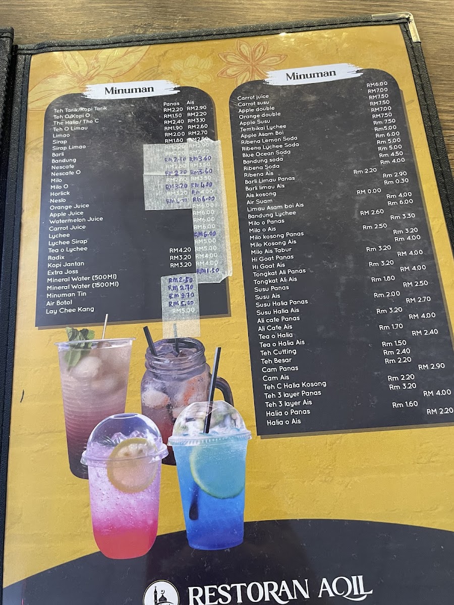 Restoran Aqil Photo Menu 9