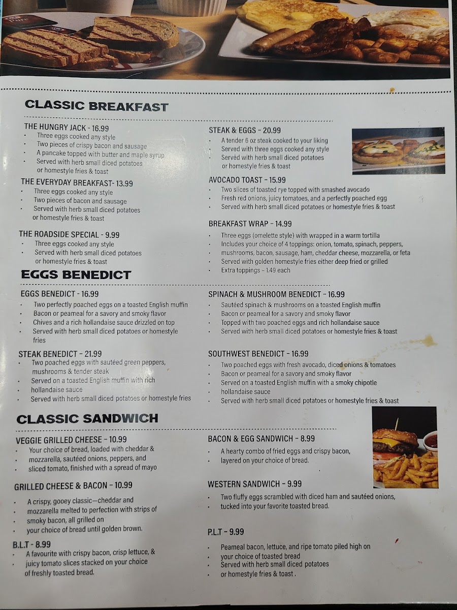 Shan's all day breakfast Photo Menu 1
