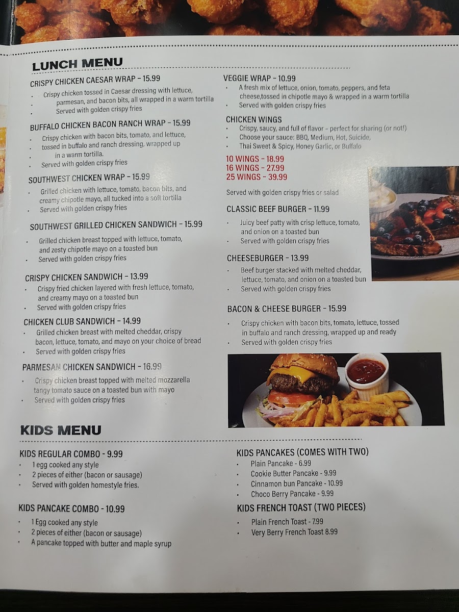 Shan's all day breakfast Photo Menu 3