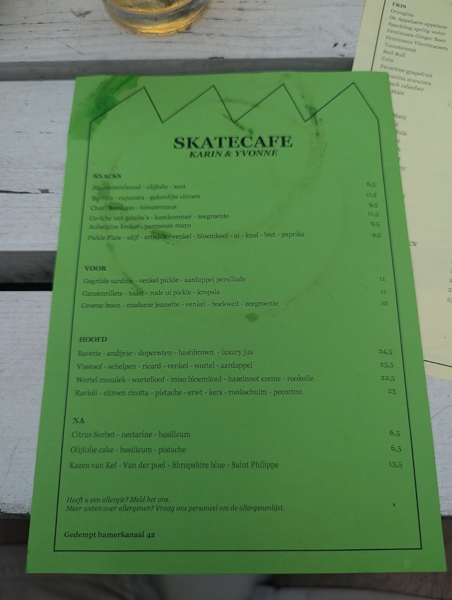 Skatecafe Photo Menu 8