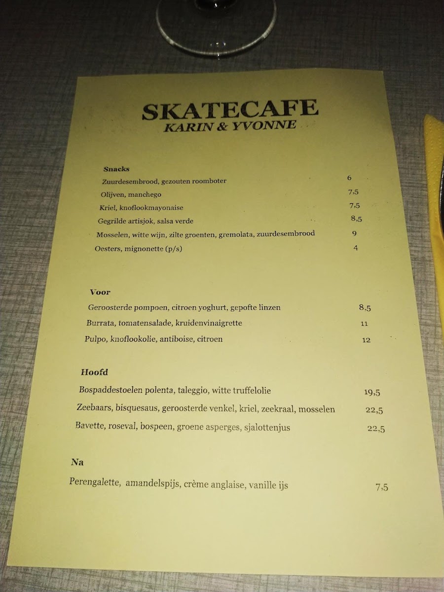 Skatecafe Photo Menu 9