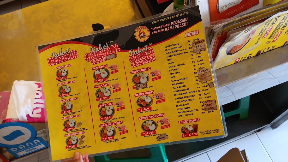 Ayam Gepuk Pak Gembus Kedungmundu Photo Menu 7