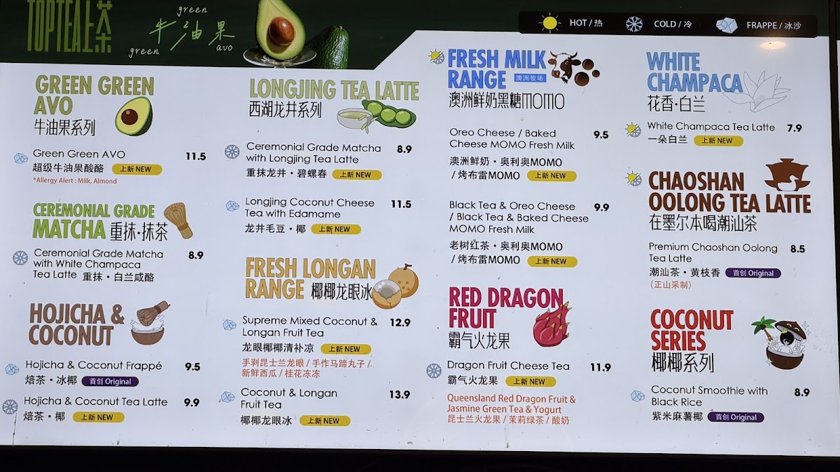 Top Tea Photo Menu 1