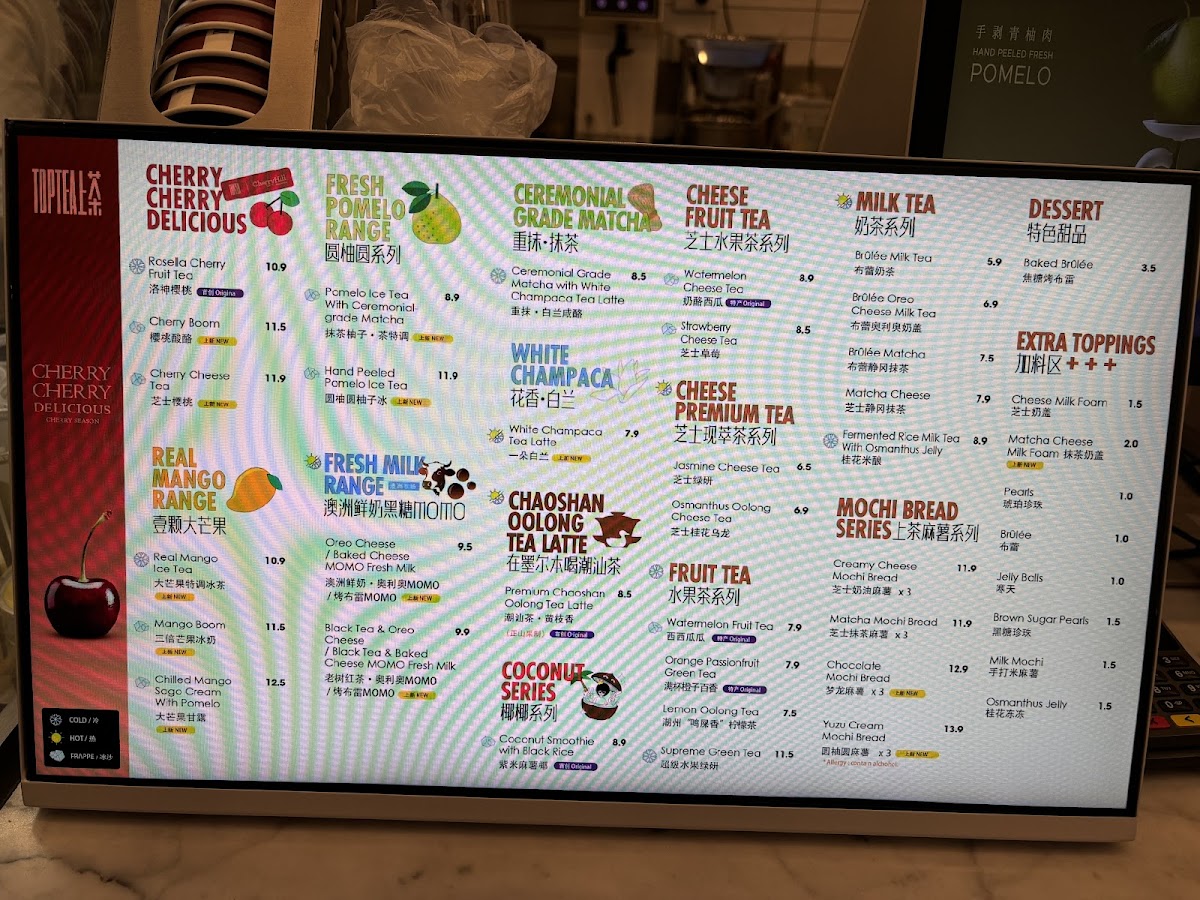 Top Tea Photo Menu 8