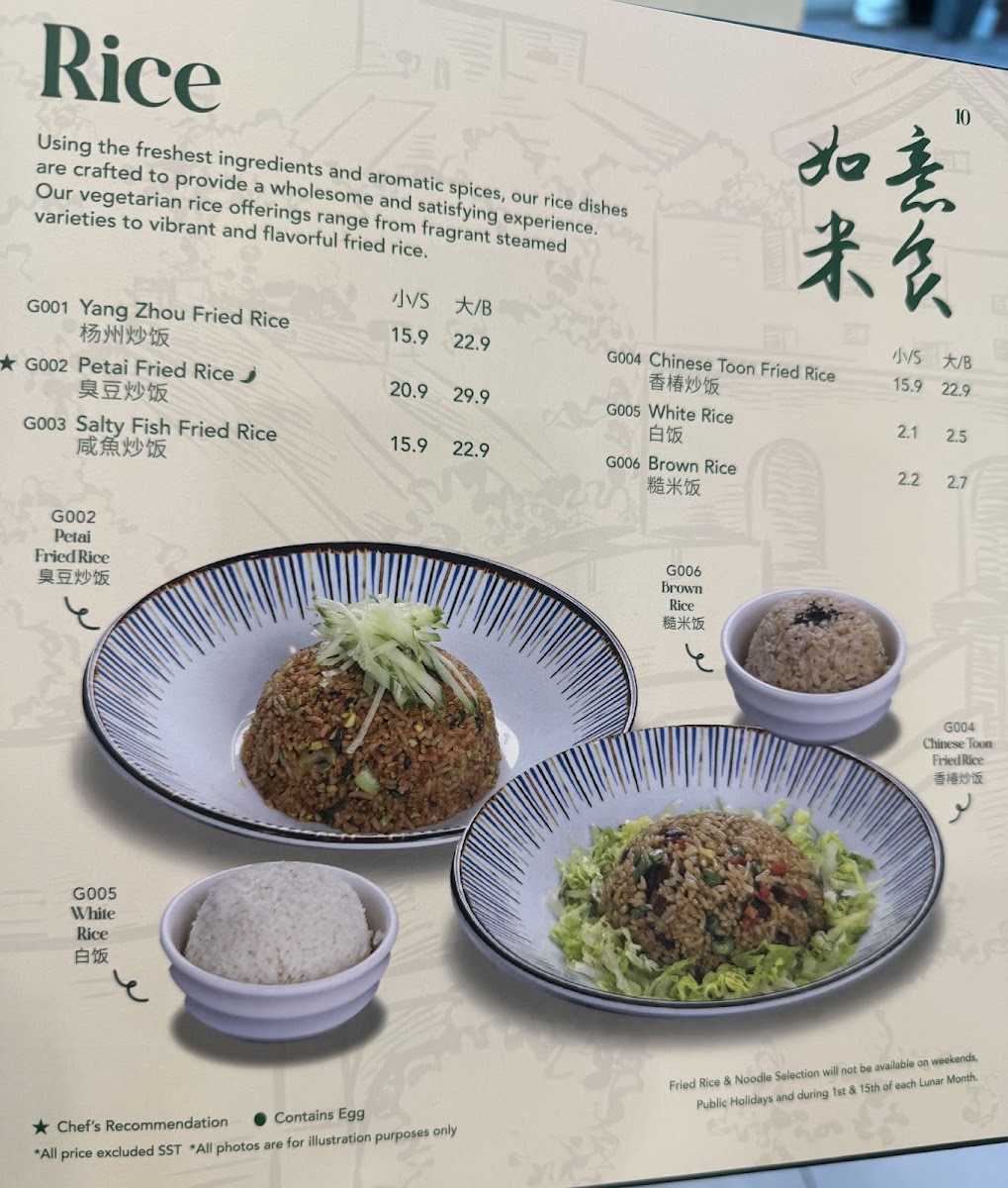 Namasthe Vegetarian Restaurant @Setia Alam Photo Menu 9