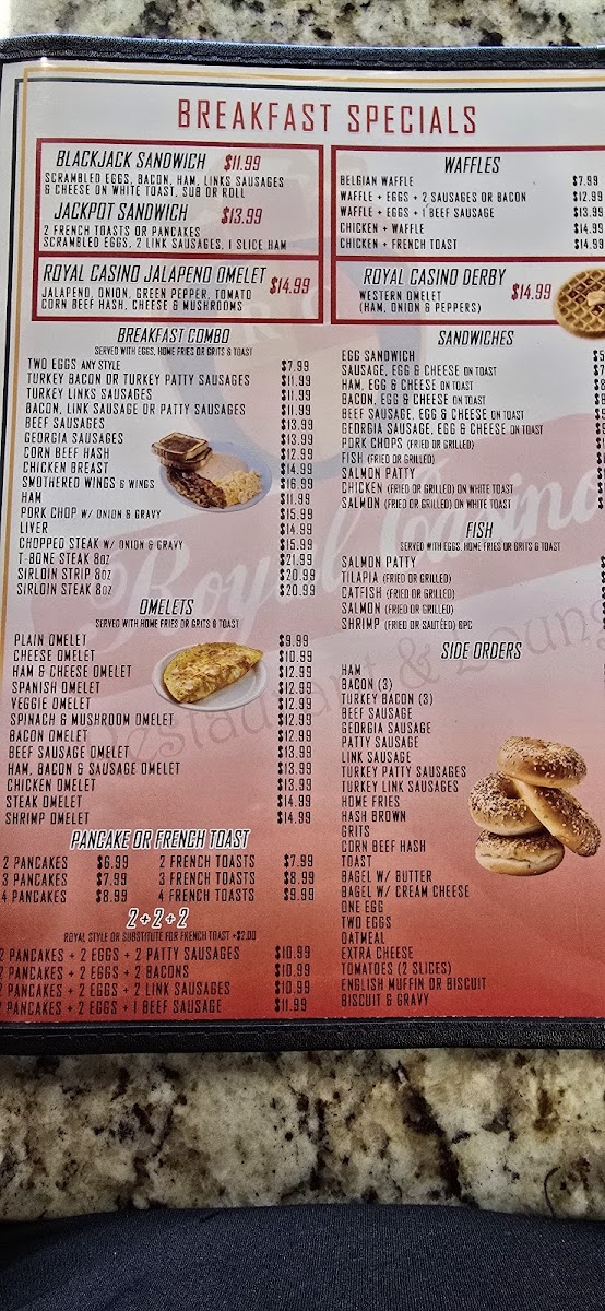 Royal Casino Restaurant & Lounge Photo Menu 1