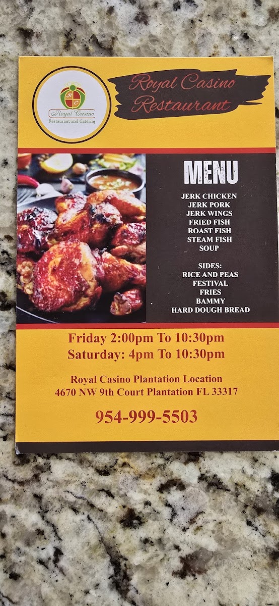 Royal Casino Restaurant & Lounge Photo Menu 6
