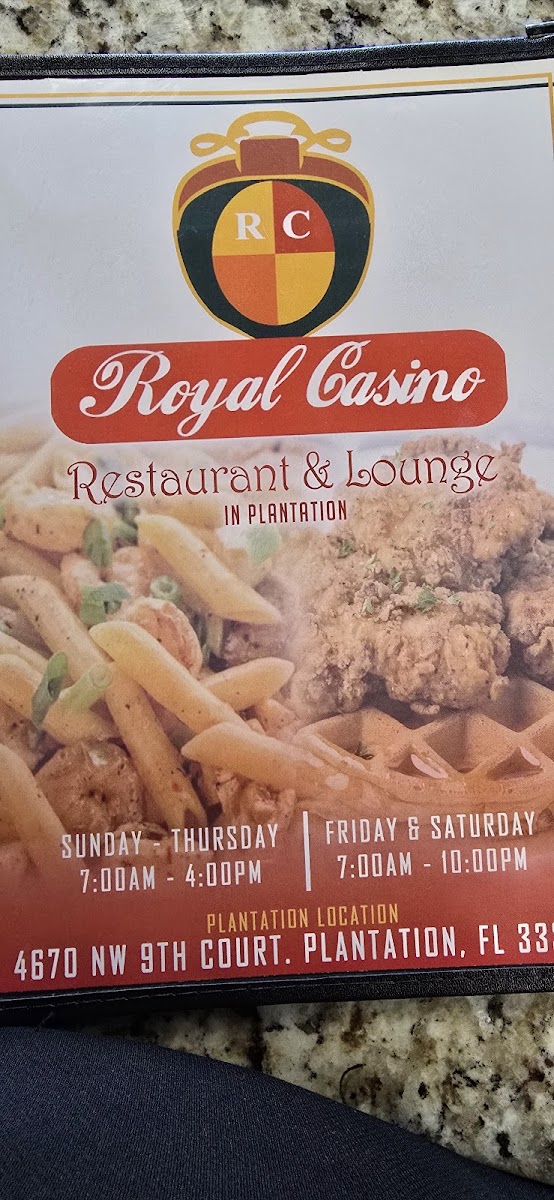 Royal Casino Restaurant & Lounge Photo Menu 8