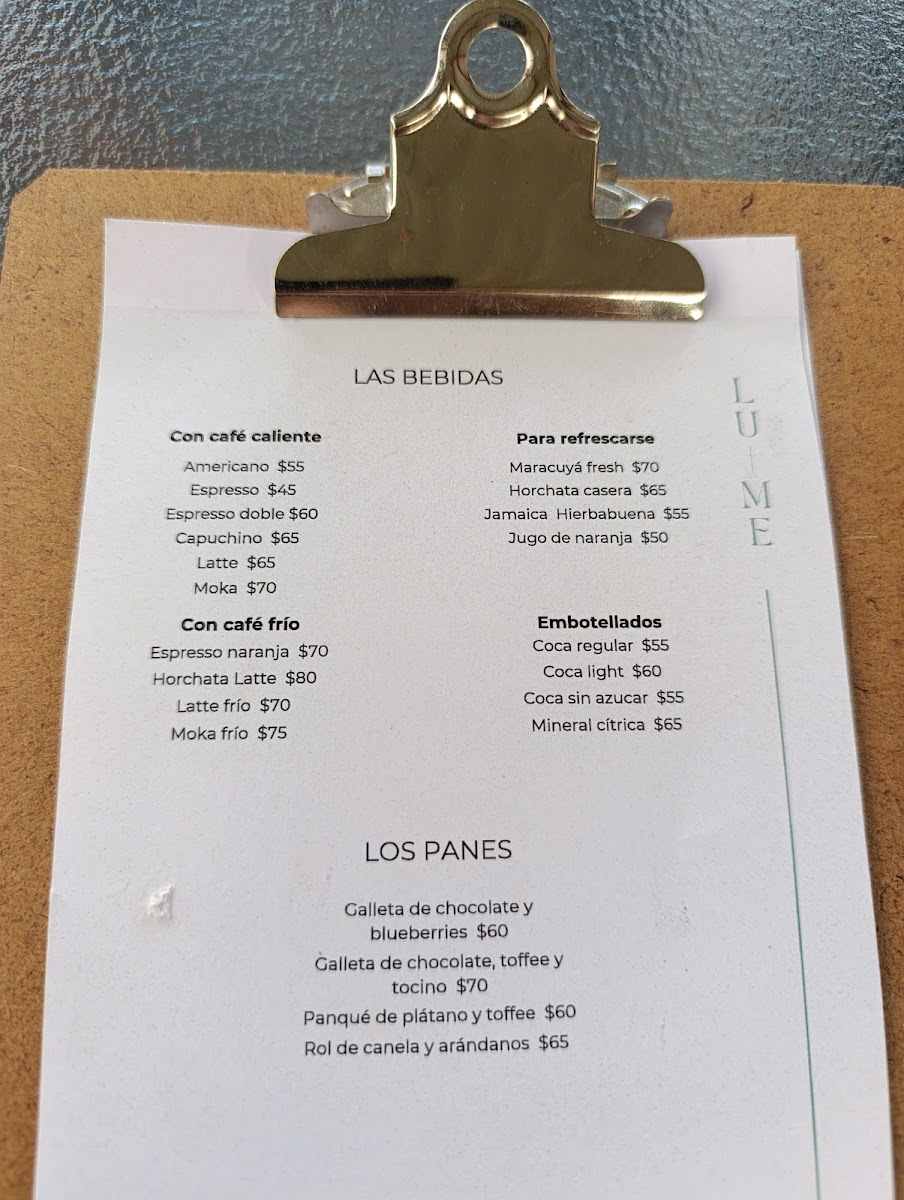 LU|ME Cocina Photo Menu 5