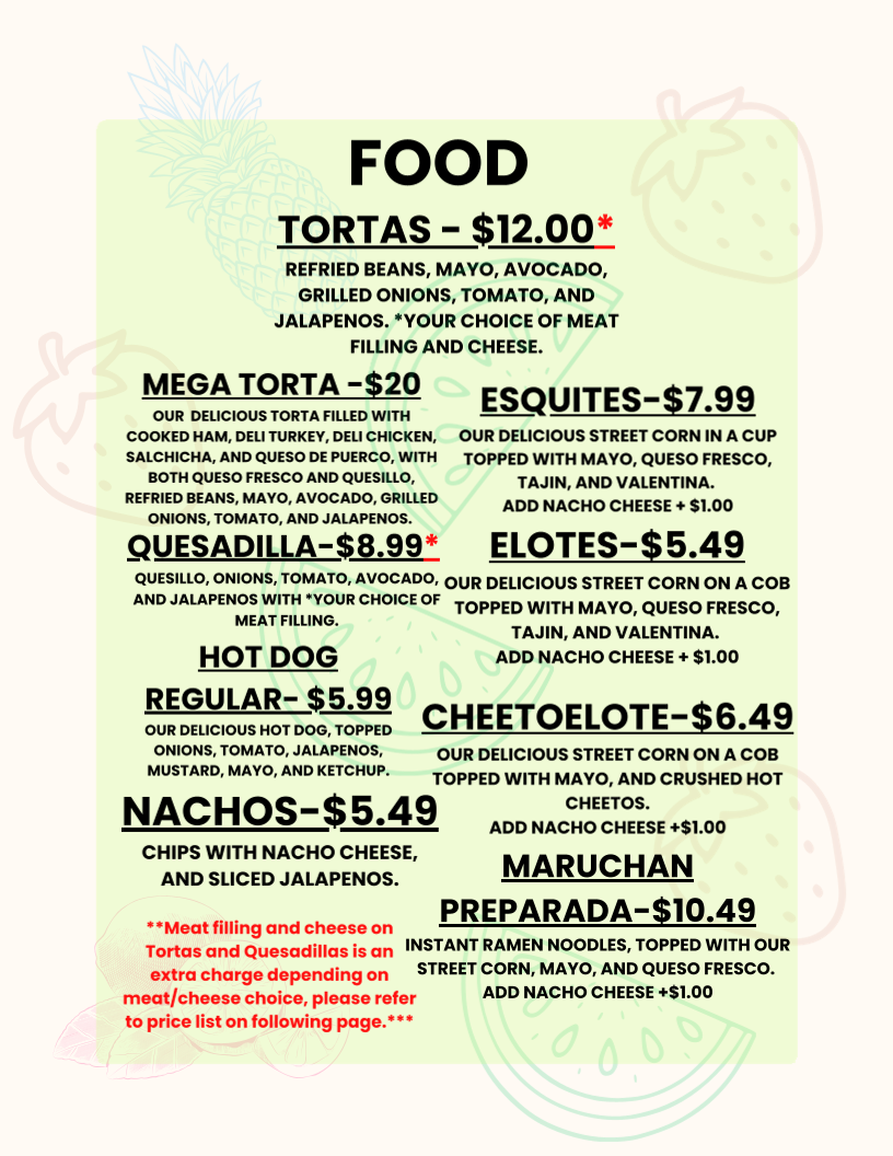 Antojitos Wilmington Photo Menu 3