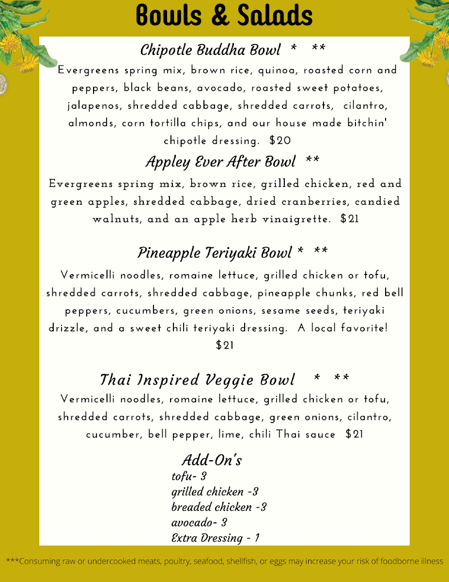 Just Dandy Apothecary & Cafe Photo Menu 4