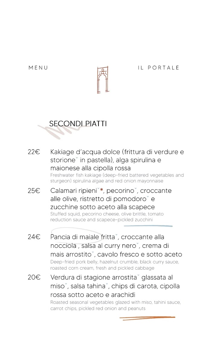Ristorante Il Portale Photo Menu 1