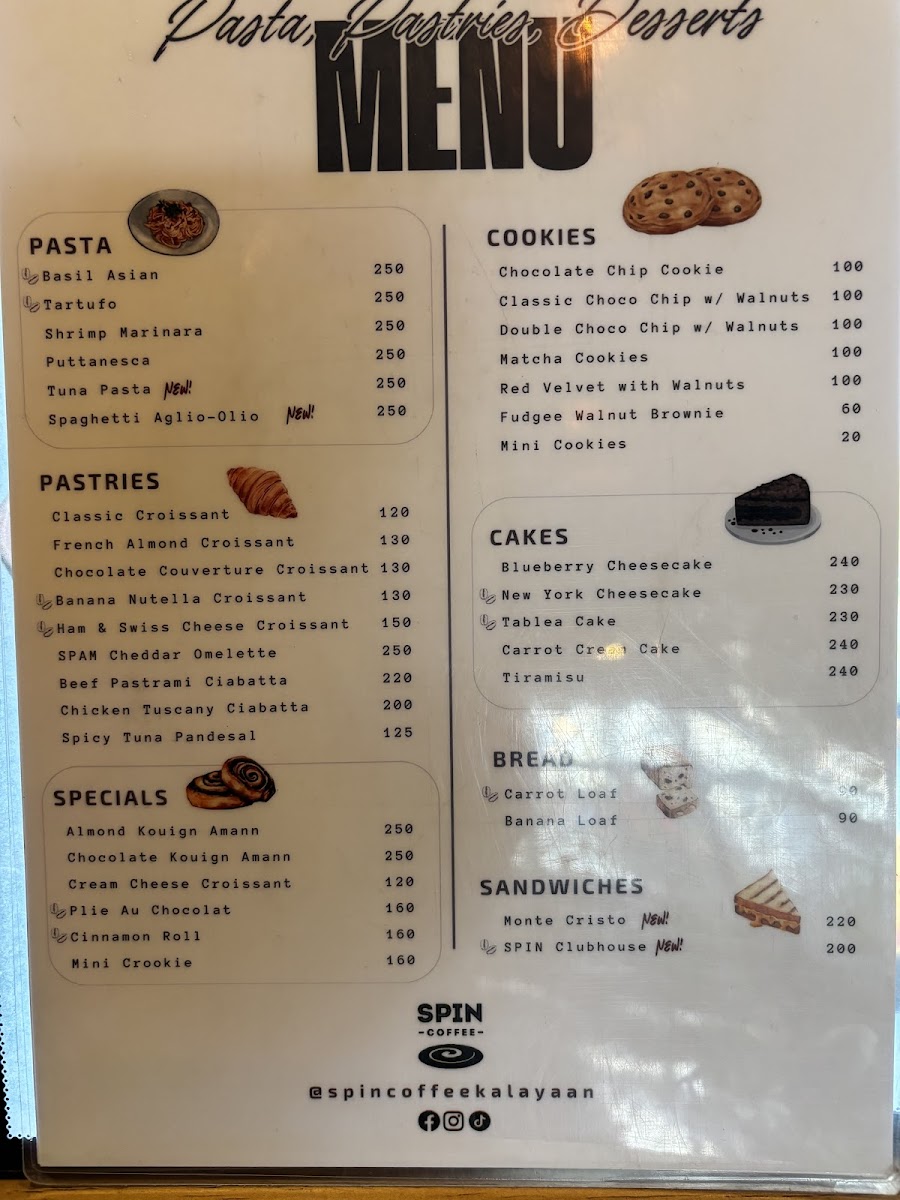 SPIN Coffee Kalayaan Photo Menu 4