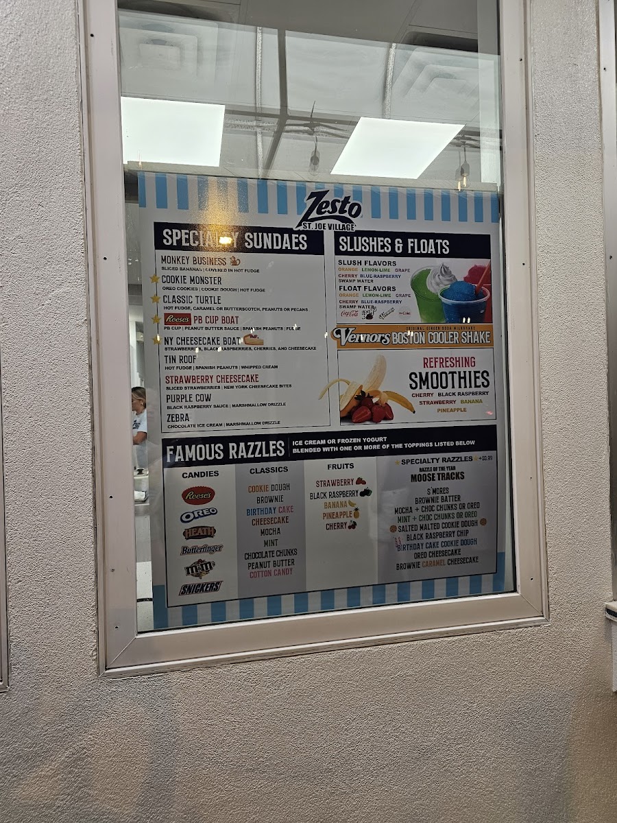 Zesto Ice Cream Angola Photo Menu 1