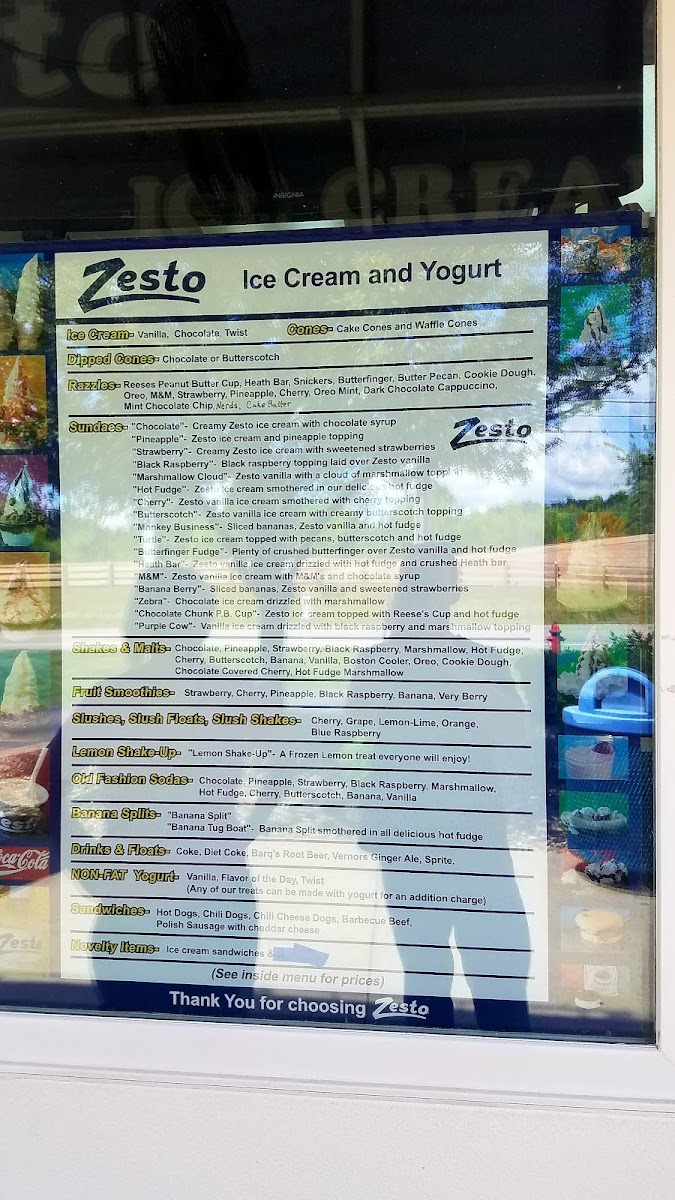 Zesto Ice Cream Angola Photo Menu 7