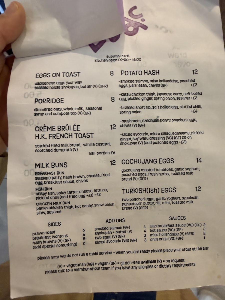 Lilac Eatery and Coffee House Photo Menu 2
