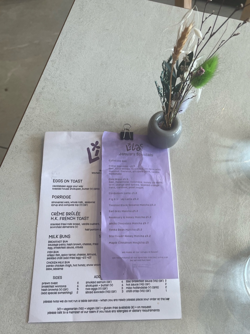 Lilac Eatery and Coffee House Photo Menu 3