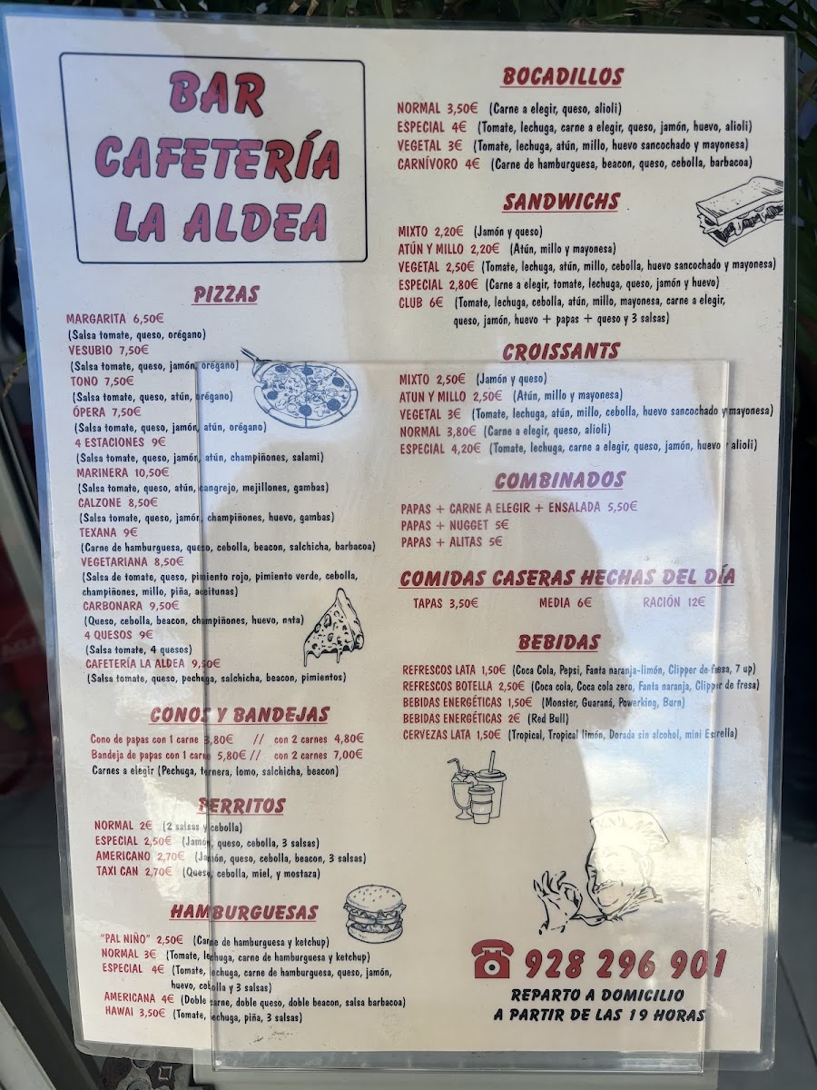 Cafetería la aldea Photo Menu 1