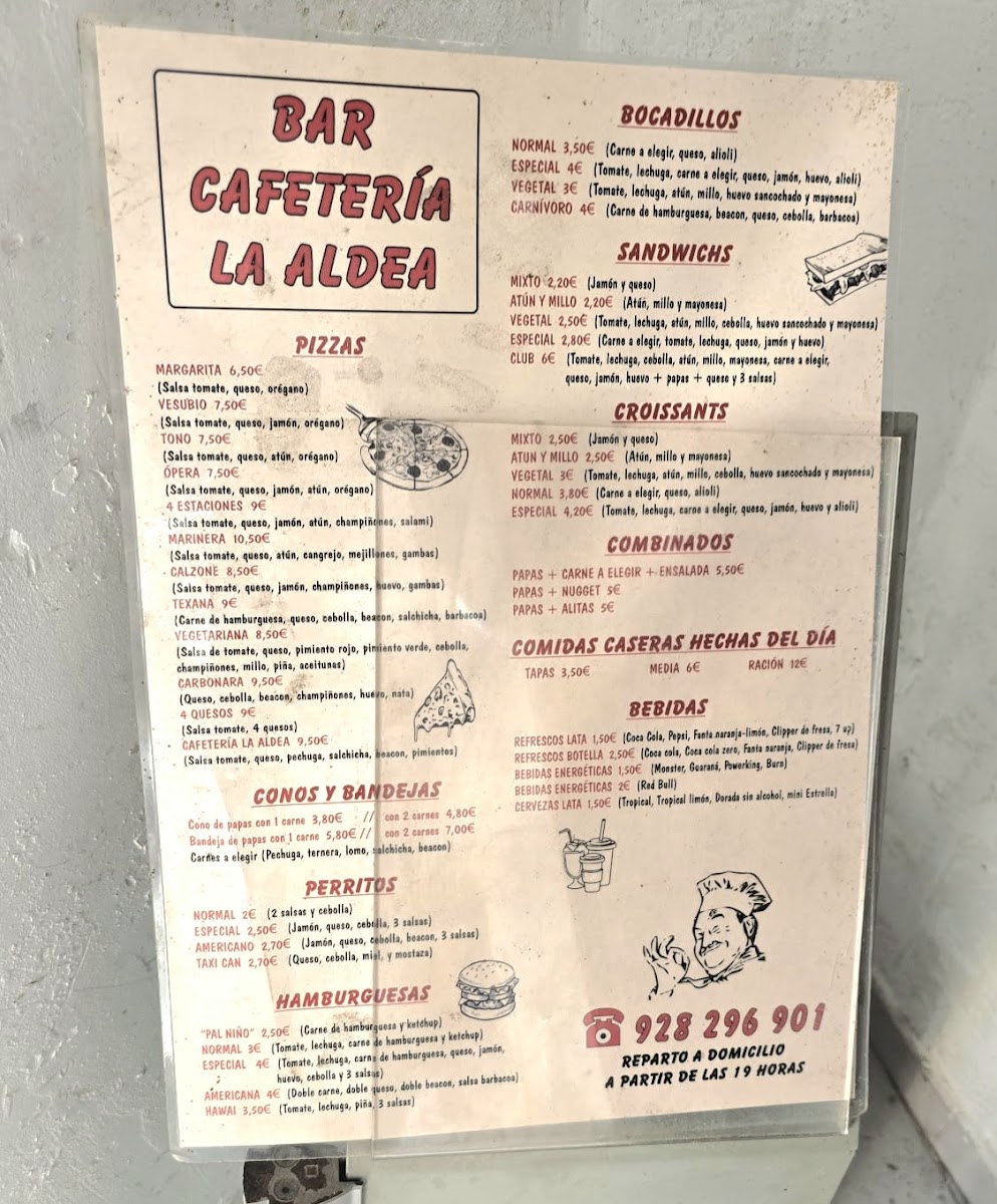 Cafetería la aldea Photo Menu 2