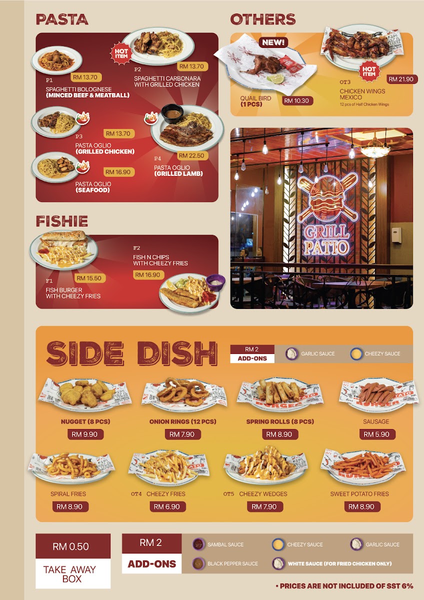 Grill Patio Putatan Photo Menu 1