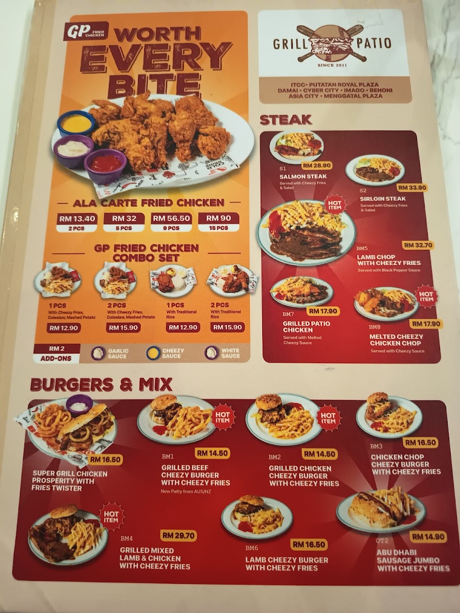 Grill Patio Putatan Photo Menu 6