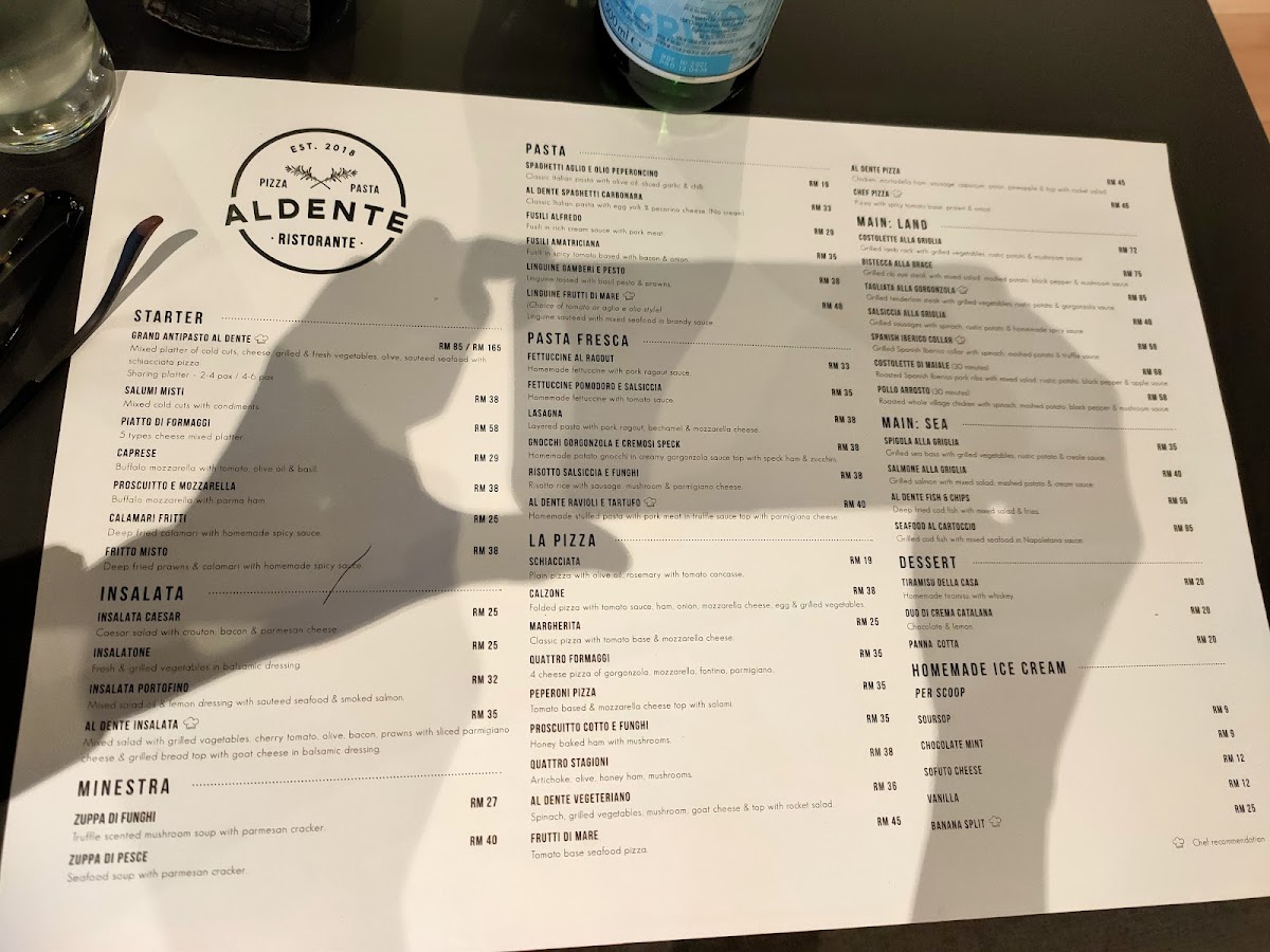 Al Dente Photo Menu 10