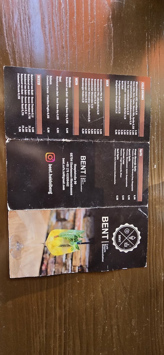 BENT - Café Bagels Eismanufaktur Photo Menu 1