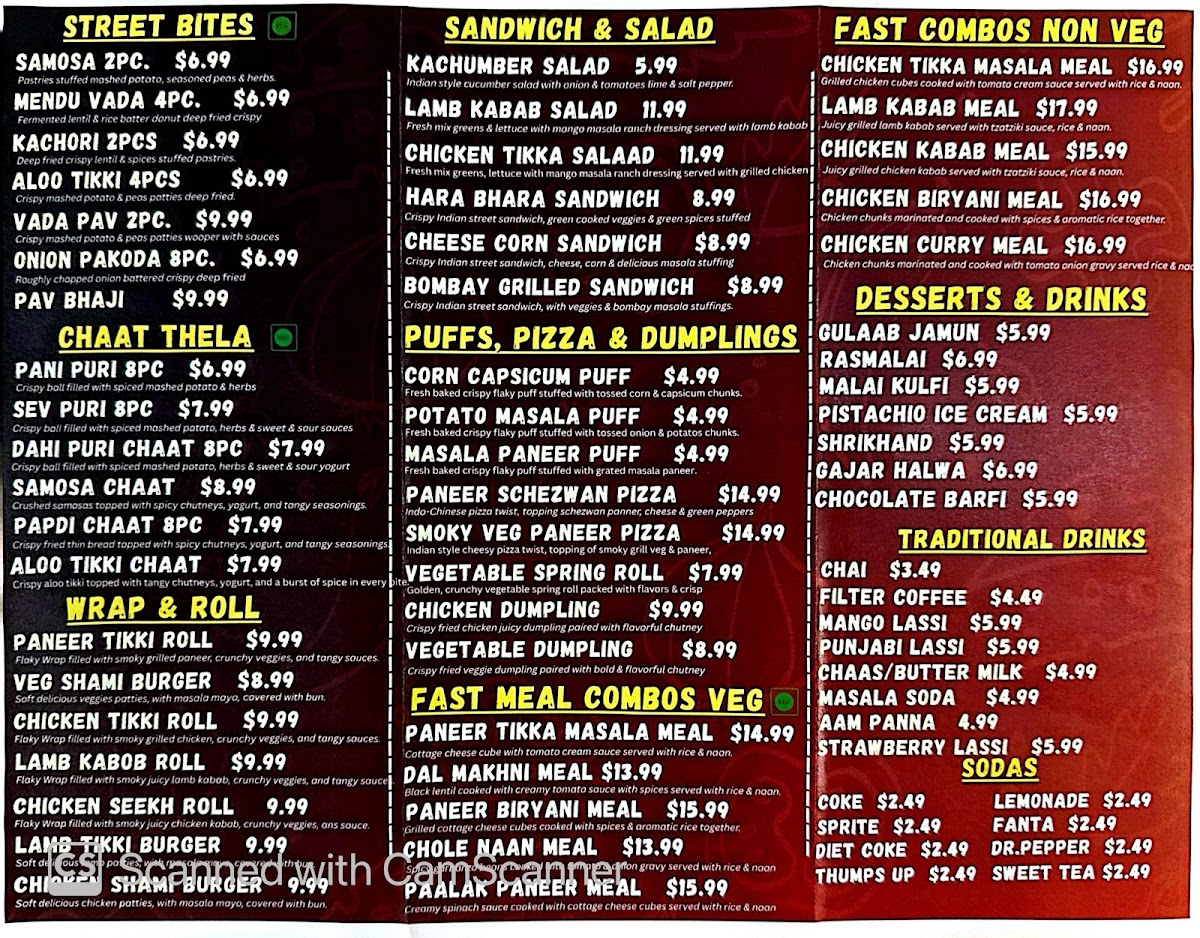 Khatta Pani Photo Menu 1