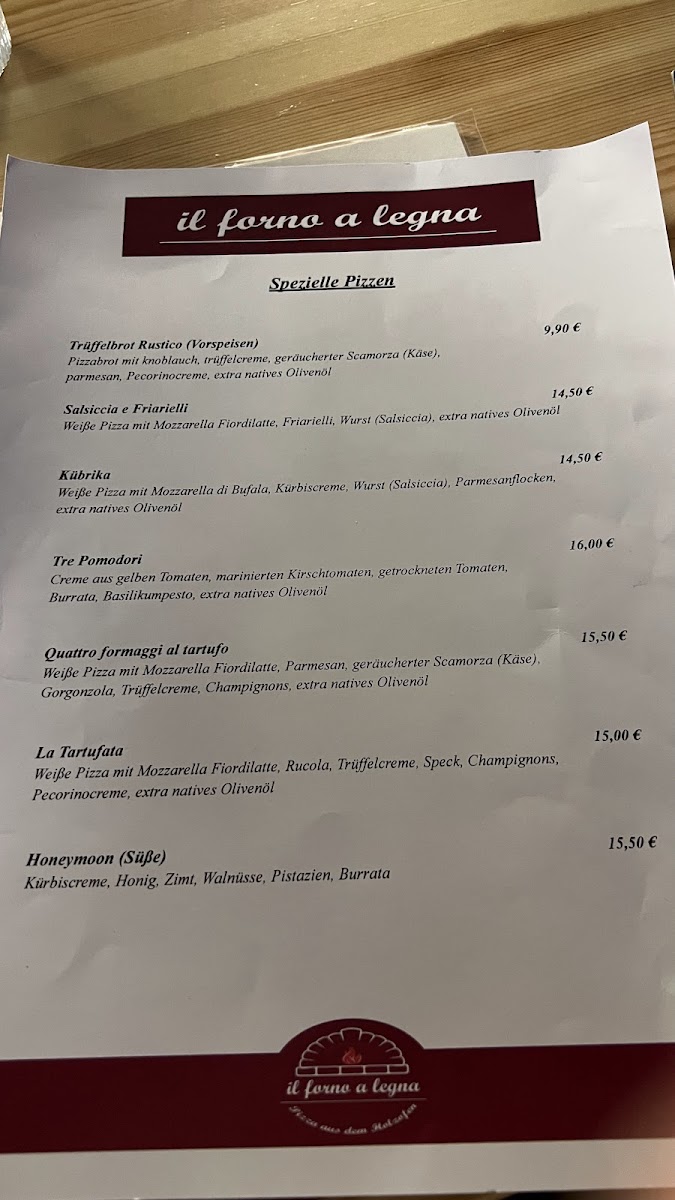 Il Forno a Legna Photo Menu 3