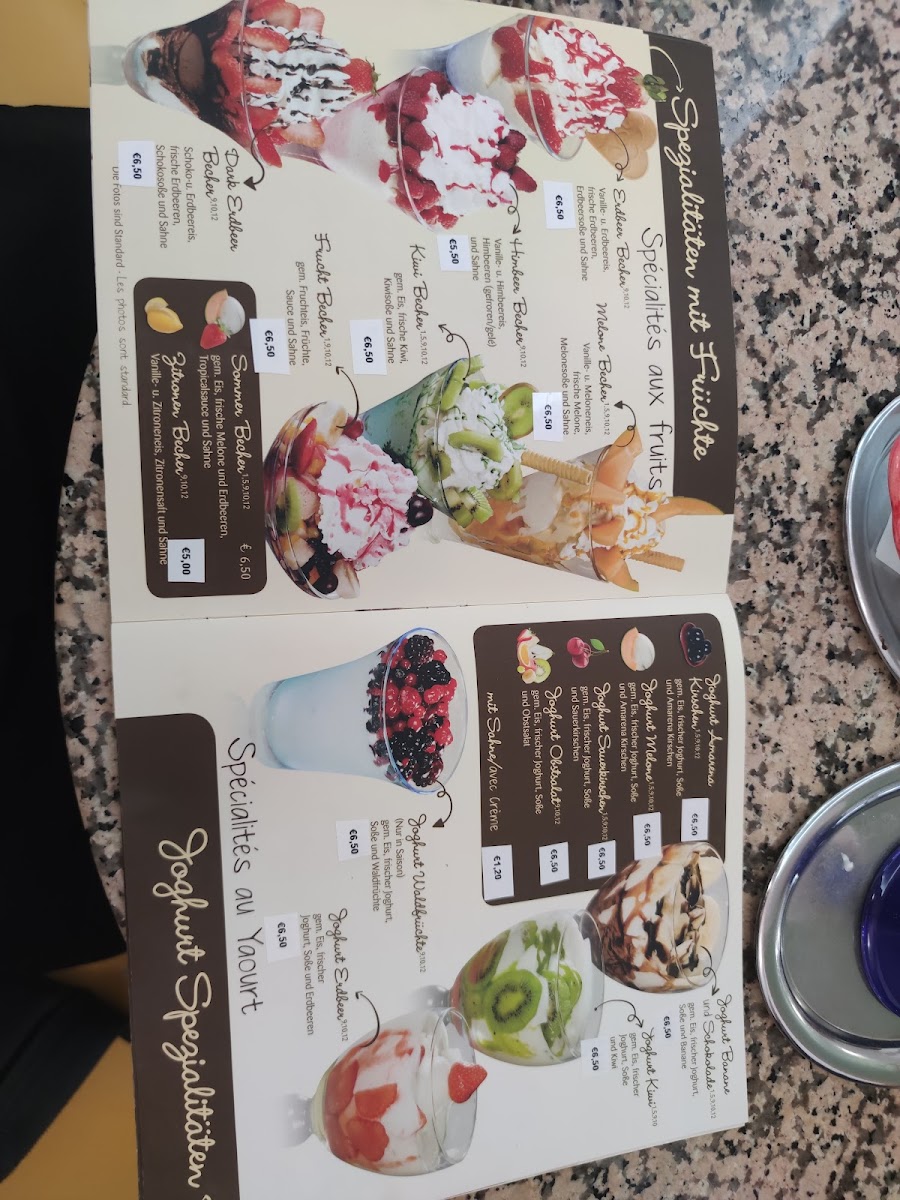 Eiscafé Dolomiti Großrosseln Photo Menu 4