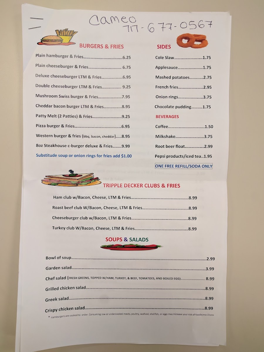 Cameo drive in Photo Menu 6