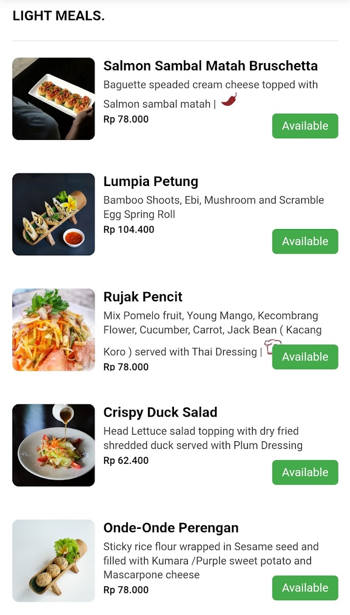 ABHAYAGIRI - Venue and Dining Photo Menu 10