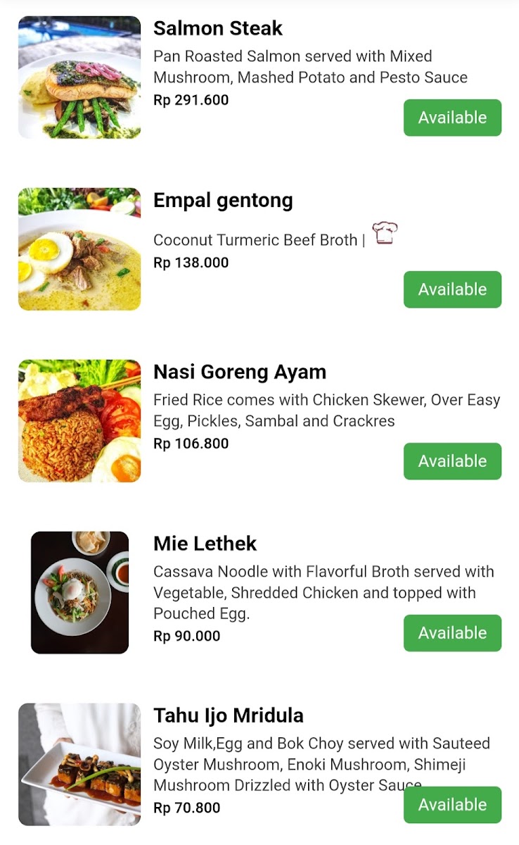 ABHAYAGIRI - Venue and Dining Photo Menu 5