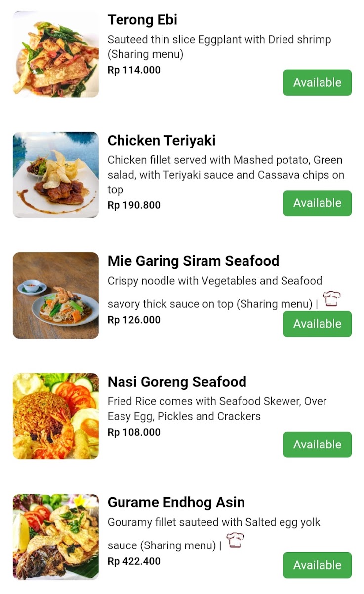 ABHAYAGIRI - Venue and Dining Photo Menu 7