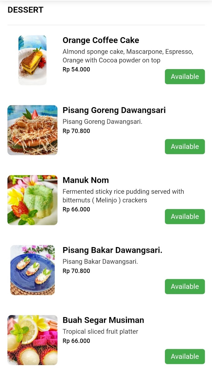 ABHAYAGIRI - Venue and Dining Photo Menu 8
