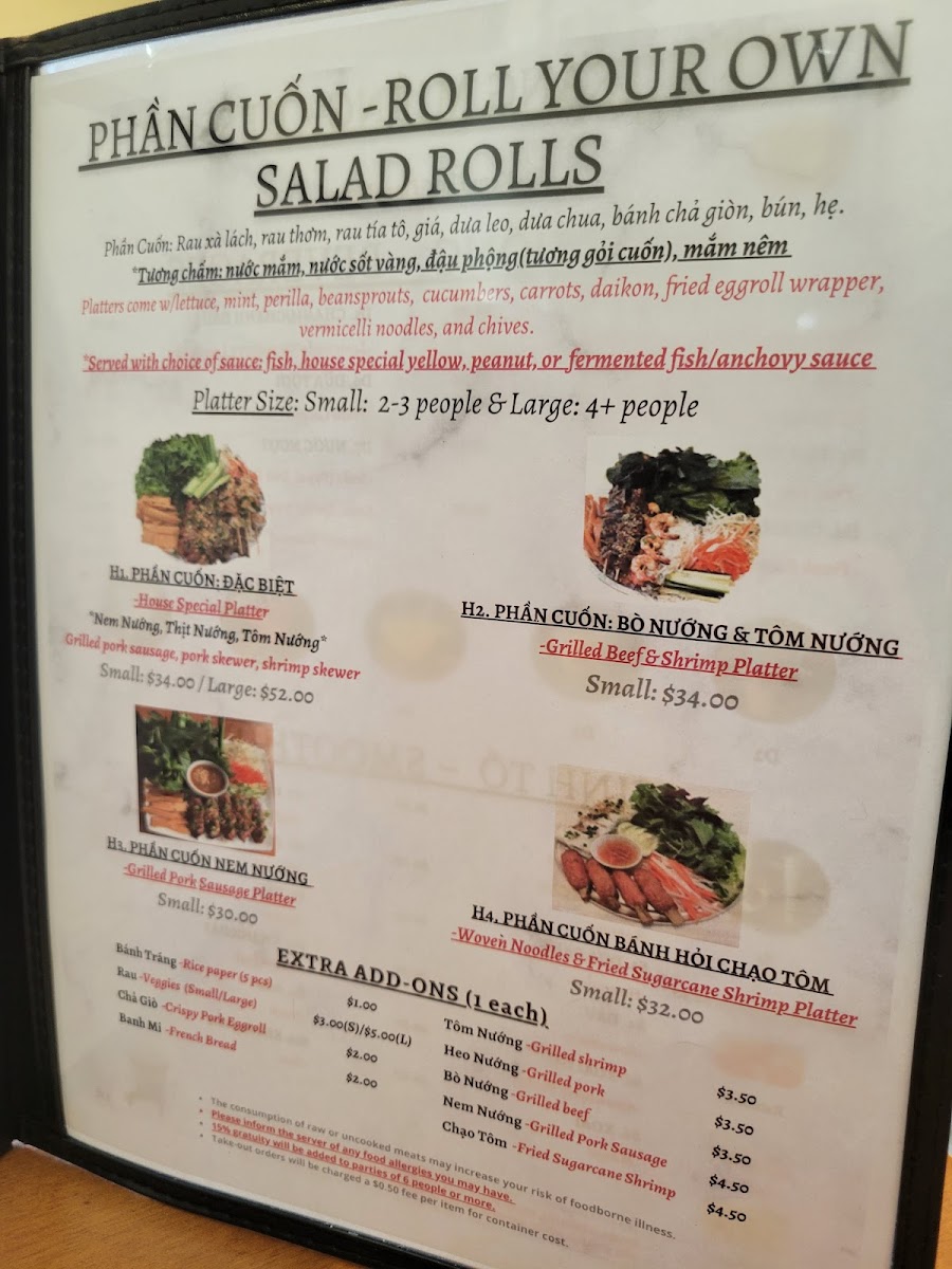 Bun and Pho House Photo Menu 9